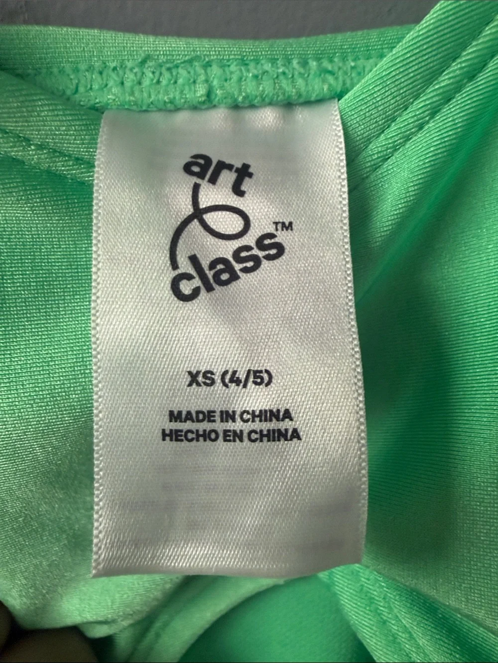 Art Class Mint Green Girls' Swimsuit